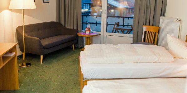 Doppelzimmer Komfort im  Akzent Hotel "Zur Grünen Eiche" in Behringen-Bispingen